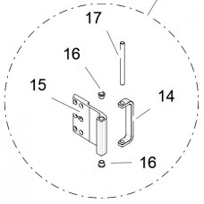 515074388 Krone Шарнир двери комплект
